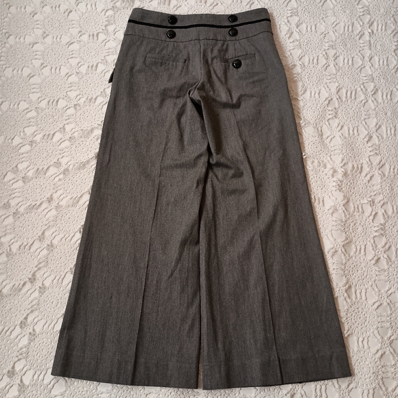 Anthropologie Gray Wide Leg Pants - Picture 9 of 9